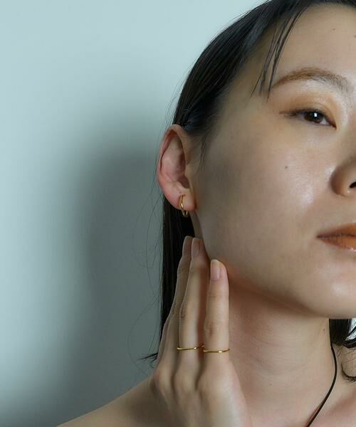 SMELLY / スメリー ピアス・イヤリング | SMELLY so’　thin hoop earring | 詳細3