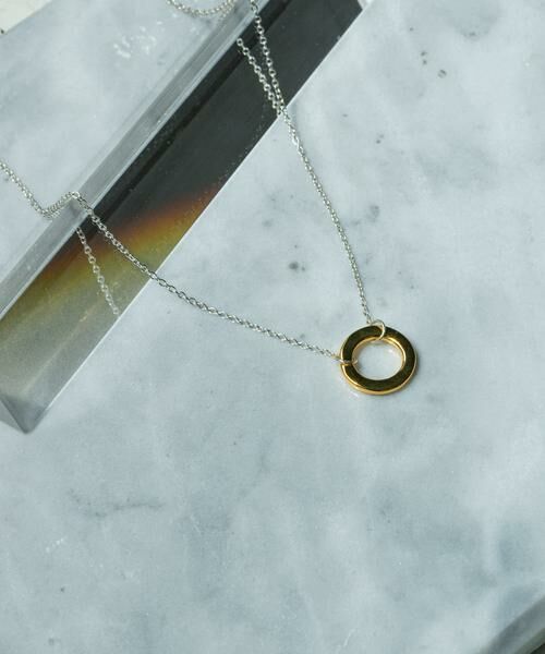 SMELLY / スメリー ネックレス・ペンダント・チョーカー | SMELLY so’　plate ring necklace | 詳細2