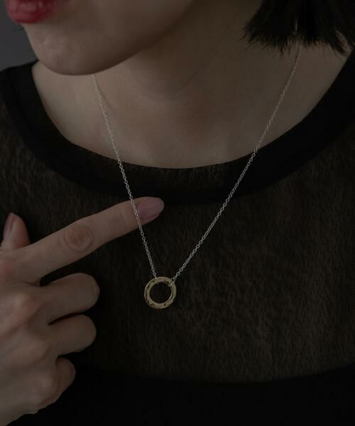 SMELLY / スメリー ネックレス・ペンダント・チョーカー | SMELLY so’　plate ring necklace | 詳細6