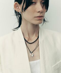 SMELLY / スメリー ネックレス・ペンダント・チョーカー | SMELLY so’　oval plate cord necklace