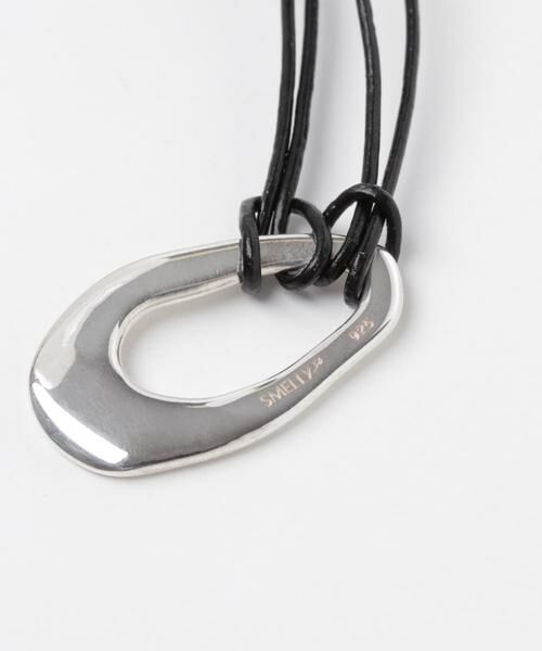 SMELLY / スメリー ネックレス・ペンダント・チョーカー | SMELLY so’　oval plate cord necklace | 詳細18