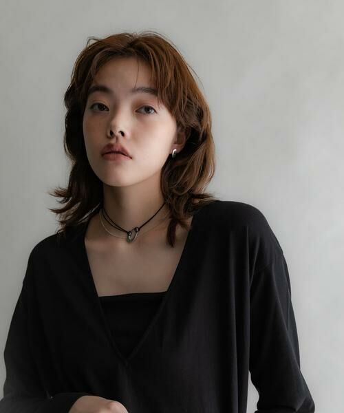 SMELLY / スメリー ネックレス・ペンダント・チョーカー | SMELLY so’　oval plate cord necklace | 詳細5