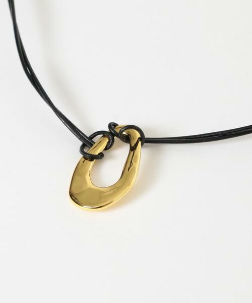 SMELLY / スメリー ネックレス・ペンダント・チョーカー | SMELLY so’　oval plate cord necklace | 詳細6