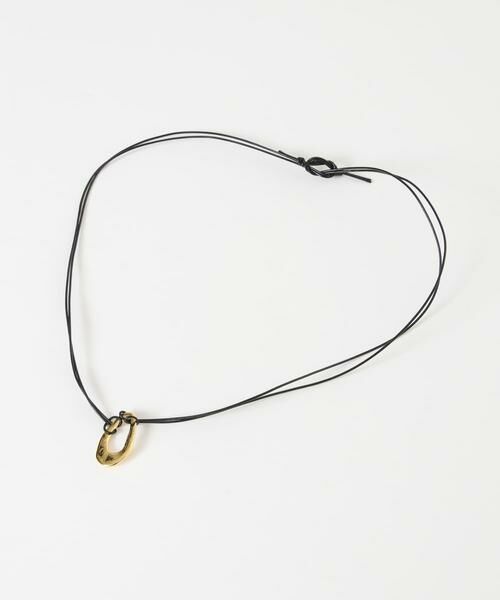 SMELLY / スメリー ネックレス・ペンダント・チョーカー | SMELLY so’　oval plate cord necklace | 詳細7