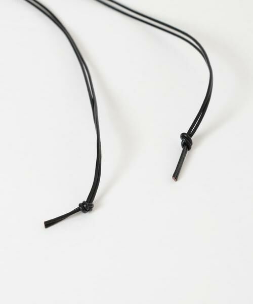 SMELLY / スメリー ネックレス・ペンダント・チョーカー | SMELLY so’　oval plate cord necklace | 詳細9