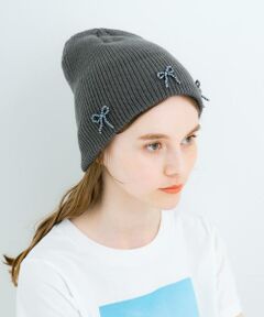 SMELLY / スメリー ニットキャップ | リボンニットワッチ