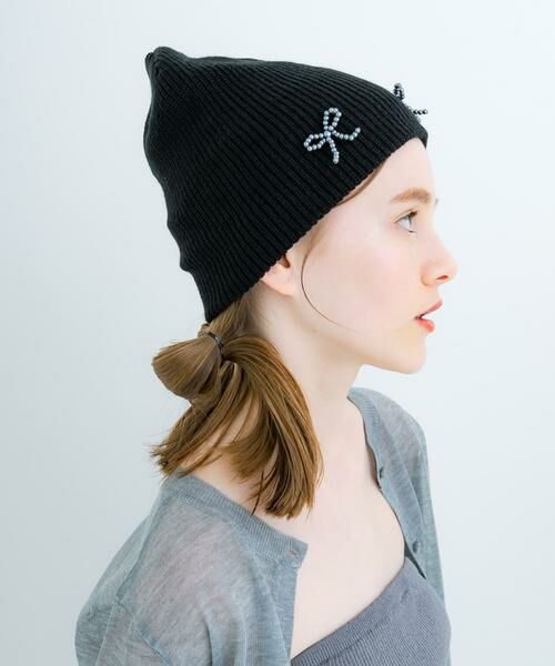 SMELLY / スメリー ニットキャップ | リボンニットワッチ | 詳細2