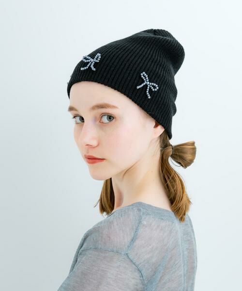 SMELLY / スメリー ニットキャップ | リボンニットワッチ | 詳細3