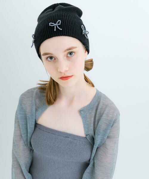 SMELLY / スメリー ニットキャップ | リボンニットワッチ | 詳細4