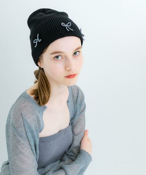 SMELLY / スメリー ニットキャップ | リボンニットワッチ | 詳細5