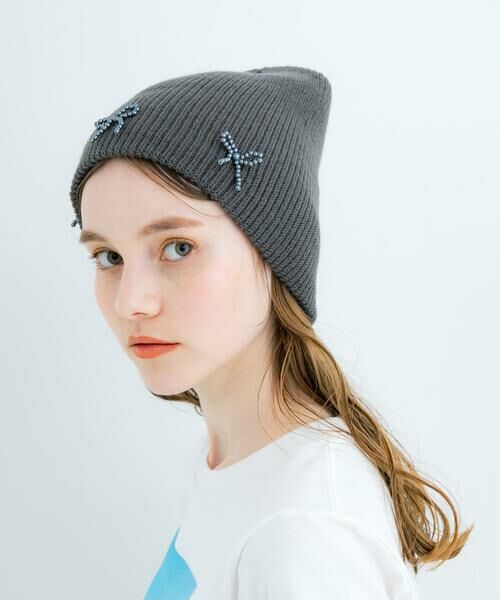 SMELLY / スメリー ニットキャップ | リボンニットワッチ | 詳細11