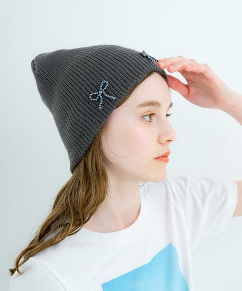 SMELLY / スメリー ニットキャップ | リボンニットワッチ | 詳細12