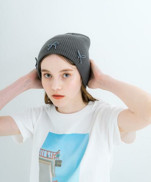SMELLY / スメリー ニットキャップ | リボンニットワッチ | 詳細13