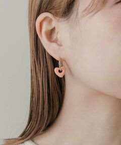 SMELLY / スメリー ピアス・イヤリング | カラーハートドロップフープピアス
