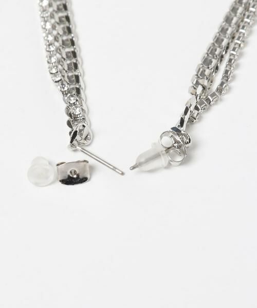 SMELLY / スメリー ピアス・イヤリング | ビジューチェーンコンビピアス | 詳細3