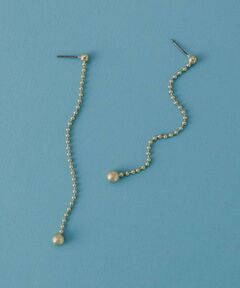 SMELLY / スメリー ピアス・イヤリング | ボールチェーンロングピアス