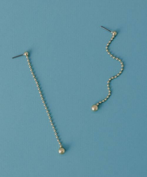 SMELLY / スメリー ピアス・イヤリング | ボールチェーンロングピアス | 詳細1