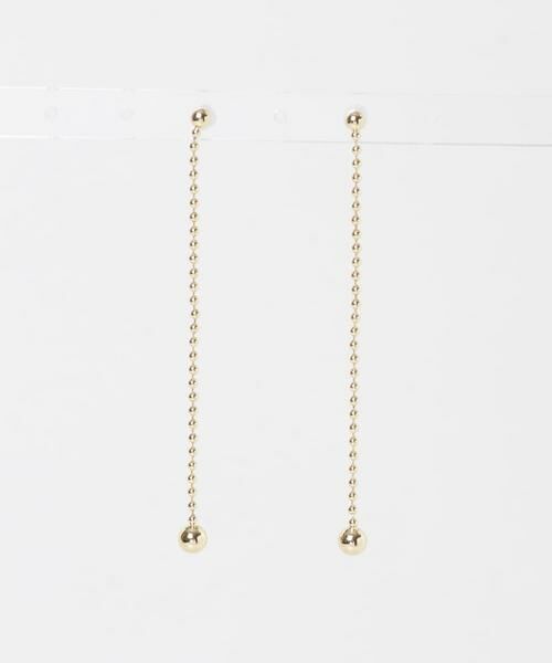 SMELLY / スメリー ピアス・イヤリング | ボールチェーンロングピアス | 詳細7