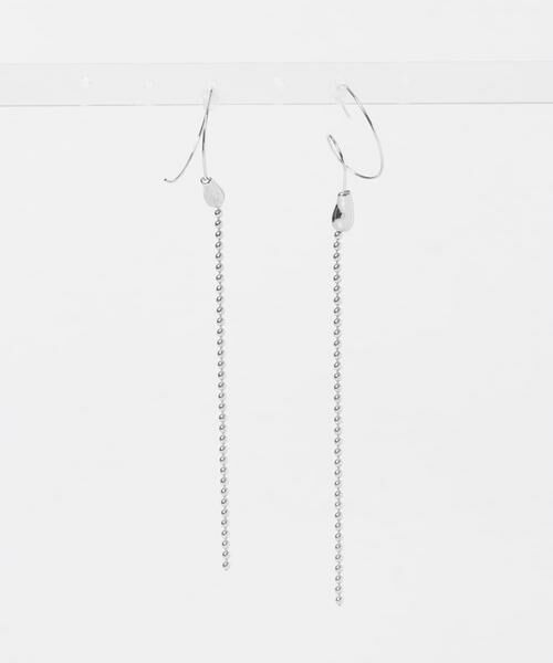 SMELLY / スメリー ピアス・イヤリング | アシメサークルフックボールチェーンピアス | 詳細8