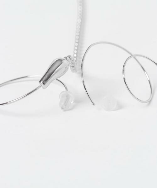SMELLY / スメリー ピアス・イヤリング | アシメサークルフックボールチェーンピアス | 詳細9