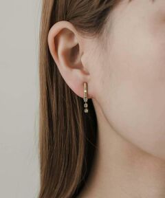 SMELLY / スメリー ピアス・イヤリング | ミニビジューメタルバーイヤリング