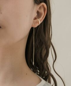 SMELLY / スメリー ピアス・イヤリング | ロングチェーンシンプルイヤカフ