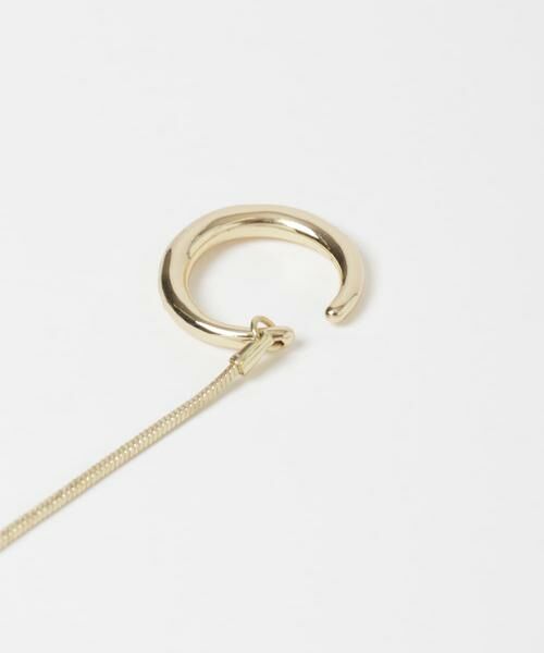 SMELLY / スメリー ピアス・イヤリング | ロングチェーンシンプルイヤカフ | 詳細4