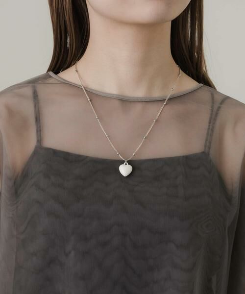 SMELLY / スメリー ネックレス・ペンダント・チョーカー | ハートトップコードチェーンネックレス | 詳細2