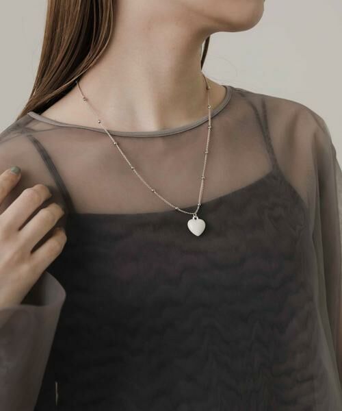 SMELLY / スメリー ネックレス・ペンダント・チョーカー | ハートトップコードチェーンネックレス | 詳細3