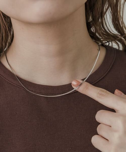 SMELLY / スメリー ネックレス・ペンダント・チョーカー | サージカルステンレスプレーンネックレス | 詳細13