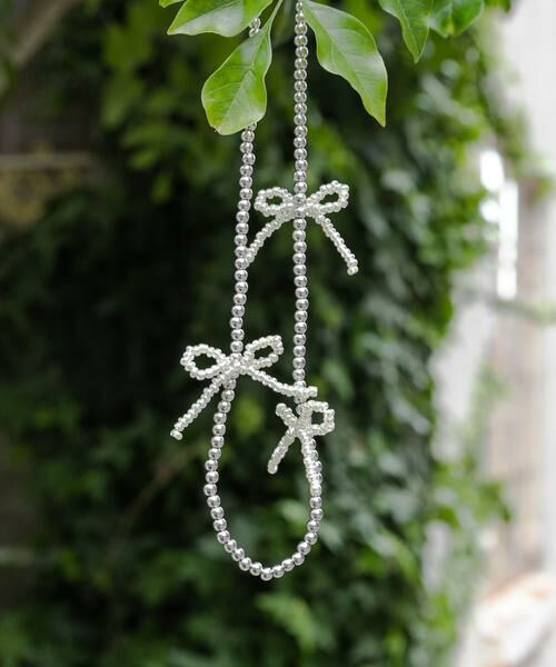 SMELLY / スメリー ネックレス・ペンダント・チョーカー | メタルビーズリボンネックレス | 詳細5