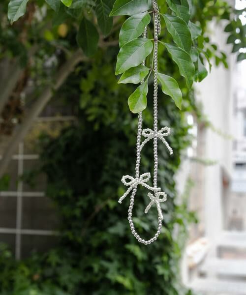 SMELLY / スメリー ネックレス・ペンダント・チョーカー | メタルビーズリボンネックレス | 詳細6