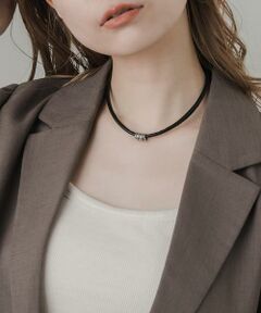 SMELLY / スメリー ネックレス・ペンダント・チョーカー | メタルリングコードチョーカー