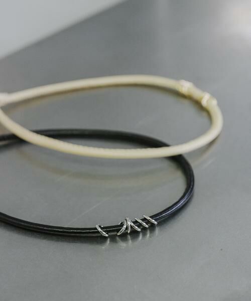 SMELLY / スメリー ネックレス・ペンダント・チョーカー | メタルリングコードチョーカー | 詳細5