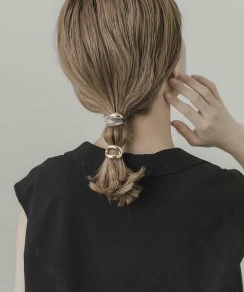 SMELLY / スメリー ヘアアクセサリー | 『WEB/一部店舗限定』メタルクリアニュアンスカーブヘアカフセット | 詳細3