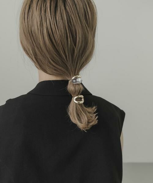 SMELLY / スメリー ヘアアクセサリー | 『WEB/一部店舗限定』メタルクリアニュアンスカーブヘアカフセット | 詳細4