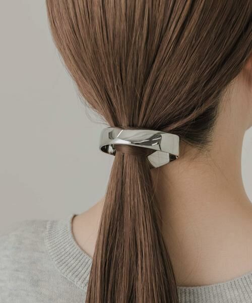 SMELLY / スメリー ヘアアクセサリー | メタルソリッドカーブヘアカフ | 詳細1