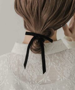 SMELLY / スメリー ヘアゴム・シュシュ | ベロアリボンポニー