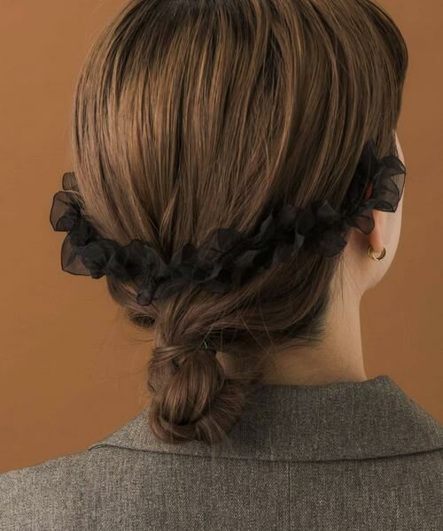 SMELLY / スメリー ヘアアクセサリー | シアーフリルバックピン | 詳細2