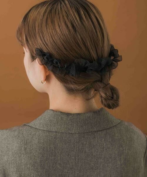 SMELLY / スメリー ヘアアクセサリー | シアーフリルバックピン | 詳細5