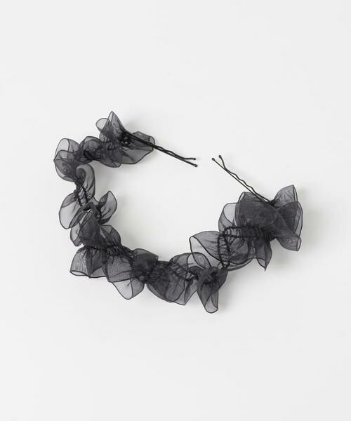 SMELLY / スメリー ヘアアクセサリー | シアーフリルバックピン | 詳細9