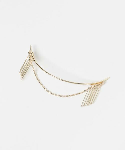 SMELLY / スメリー ヘアアクセサリー | カーブバーボールチェーンバックコーム | 詳細5