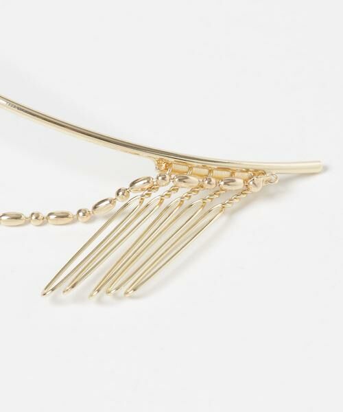 SMELLY / スメリー ヘアアクセサリー | カーブバーボールチェーンバックコーム | 詳細7