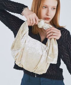 SMELLY / スメリー ハンドバッグ | ベロアリボンバッグ