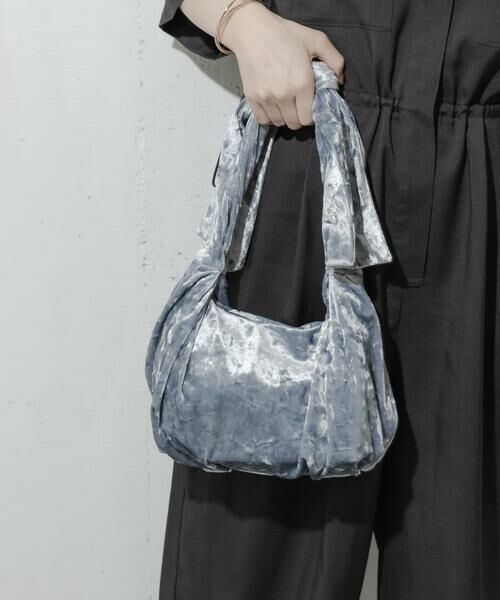 SMELLY / スメリー ハンドバッグ | ベロアリボンバッグ | 詳細7