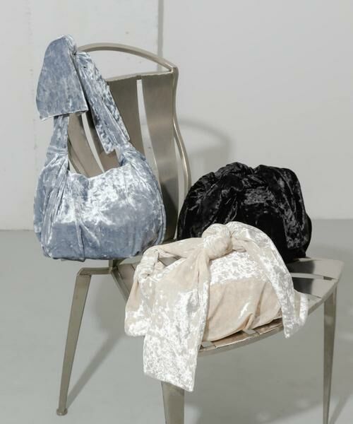 SMELLY / スメリー ハンドバッグ | ベロアリボンバッグ | 詳細10