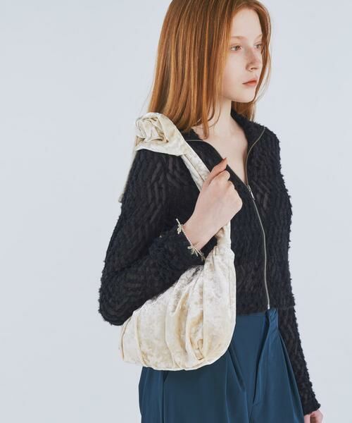 SMELLY / スメリー ハンドバッグ | ベロアリボンバッグ | 詳細17