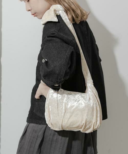 SMELLY / スメリー ハンドバッグ | ベロアリボンバッグ | 詳細24