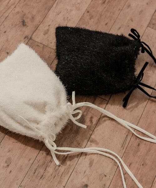 SMELLY / スメリー ショルダーバッグ | フリンジリボンキンチャクバッグ | 詳細7