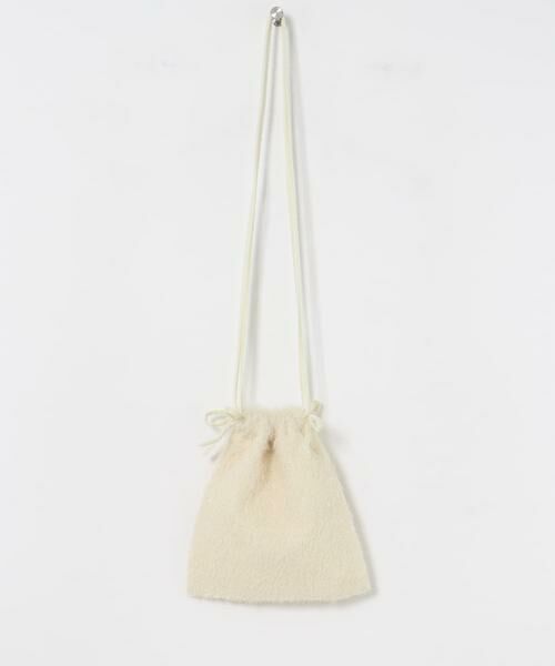 SMELLY / スメリー ショルダーバッグ | フリンジリボンキンチャクバッグ | 詳細9
